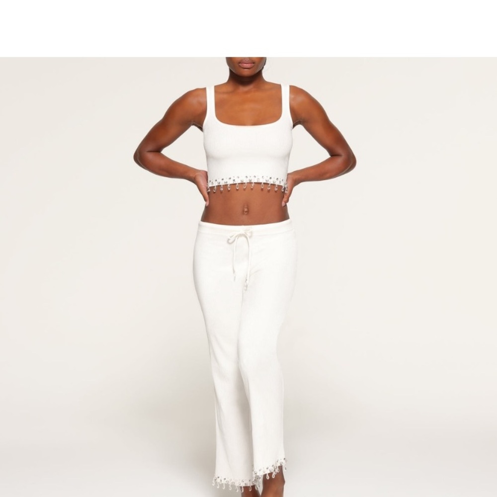 NWT skims lounge pants with beautiful crystals.